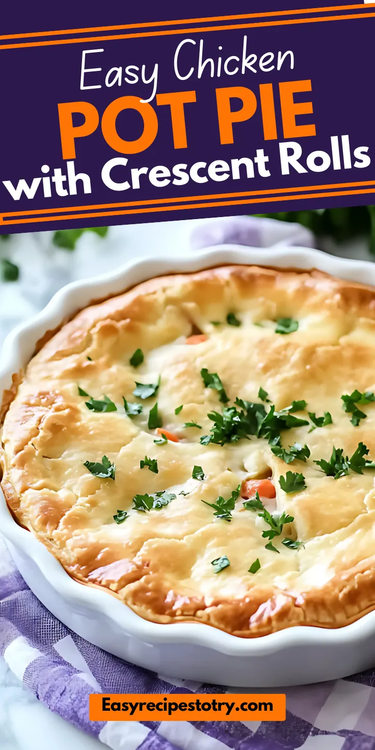 Chicken Pot Pie Recipe with Crescent Rolls recipe