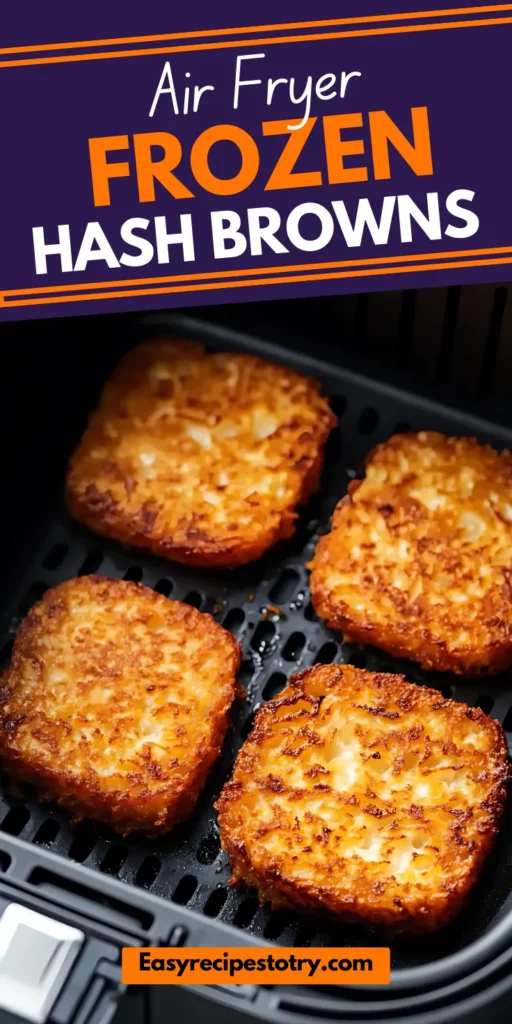 Air Fryer Frozen Hash Browns