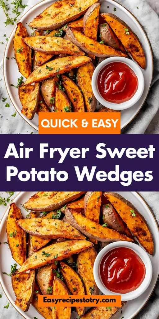 Air Fryer Sweet Potato Wedges