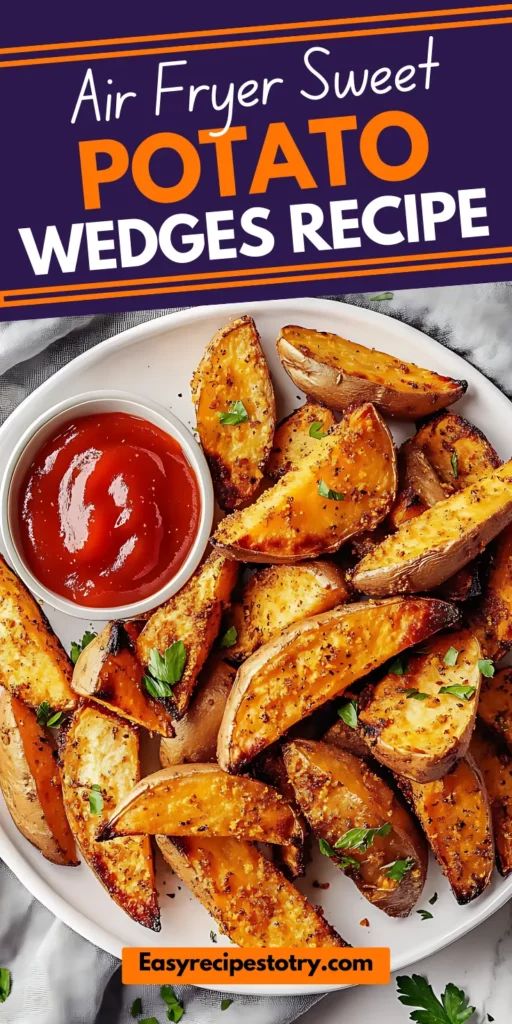 Air Fryer Sweet Potato Wedges Recipe