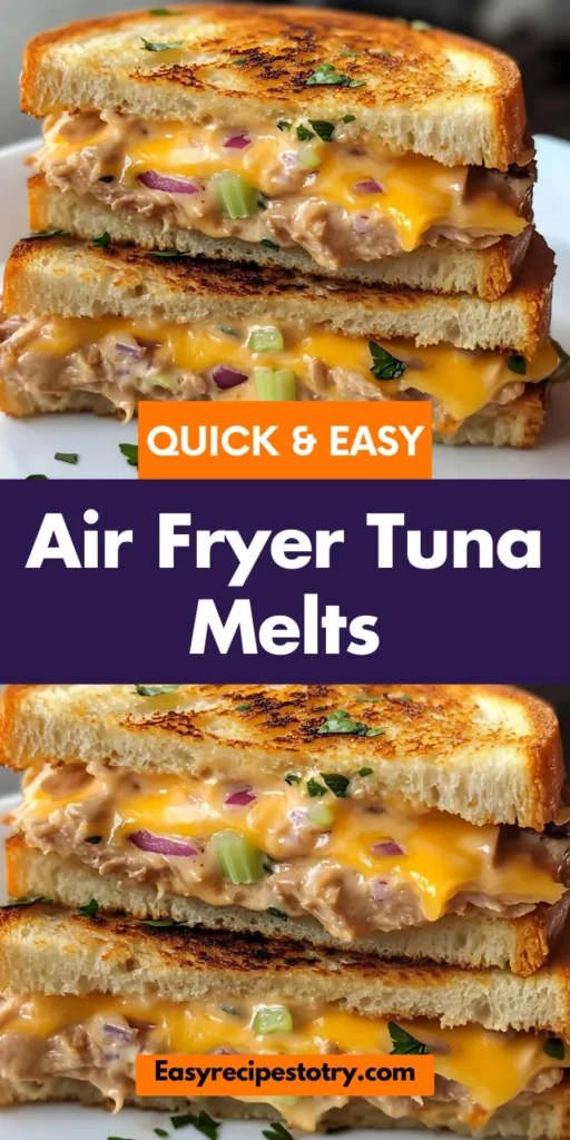 Air Fryer Tuna Melts