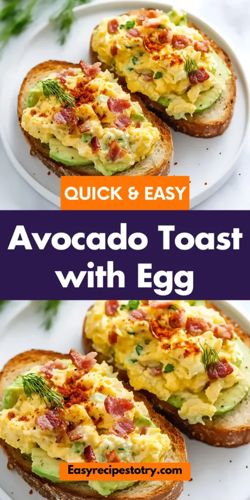 Avocado Toast with Egg