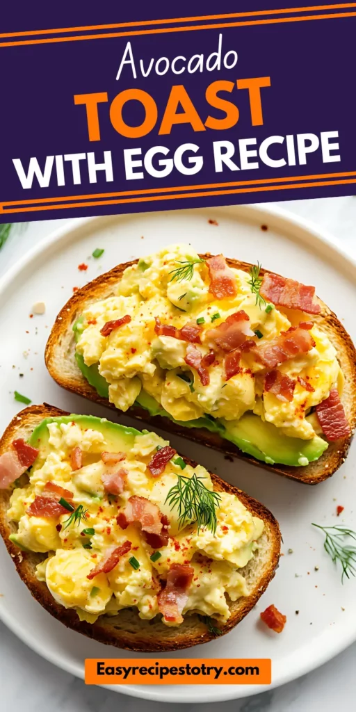 Avocado Toast with Egg Recipe