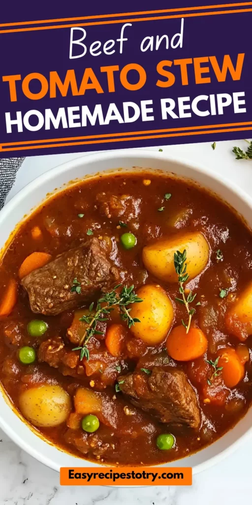 Beef and Tomato Stew recipe