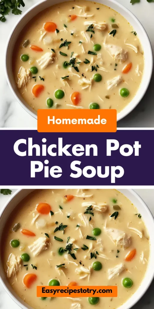 Chicken Pot Pie Soup