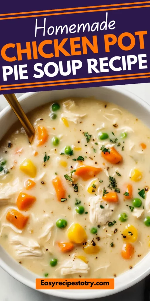 Chicken Pot Pie Soup recipe