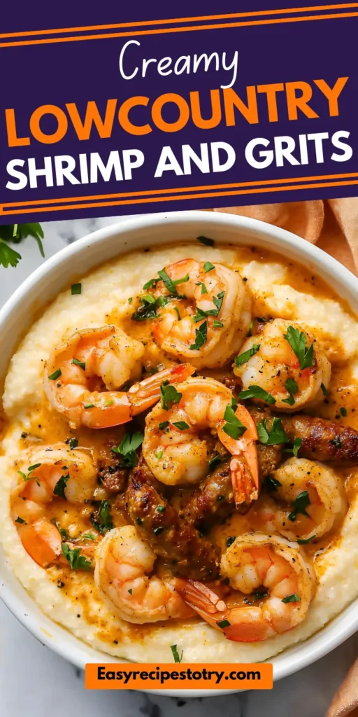 Creamy Lowcountry Shrimp and Grits recipe