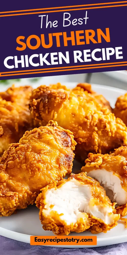 Crispy Southern Fried Chicken Recipe Without Buttermilk