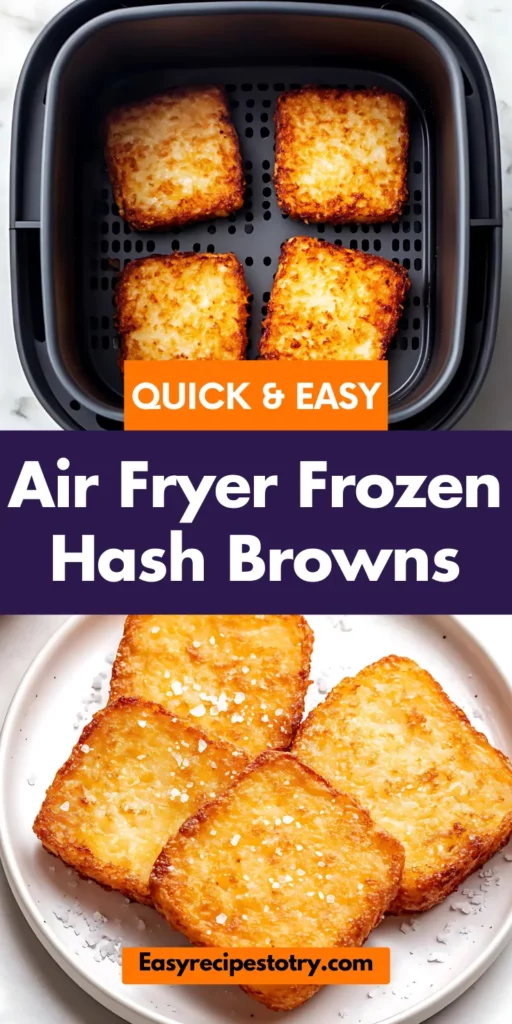 Frozen Hash Browns in Air Fryer