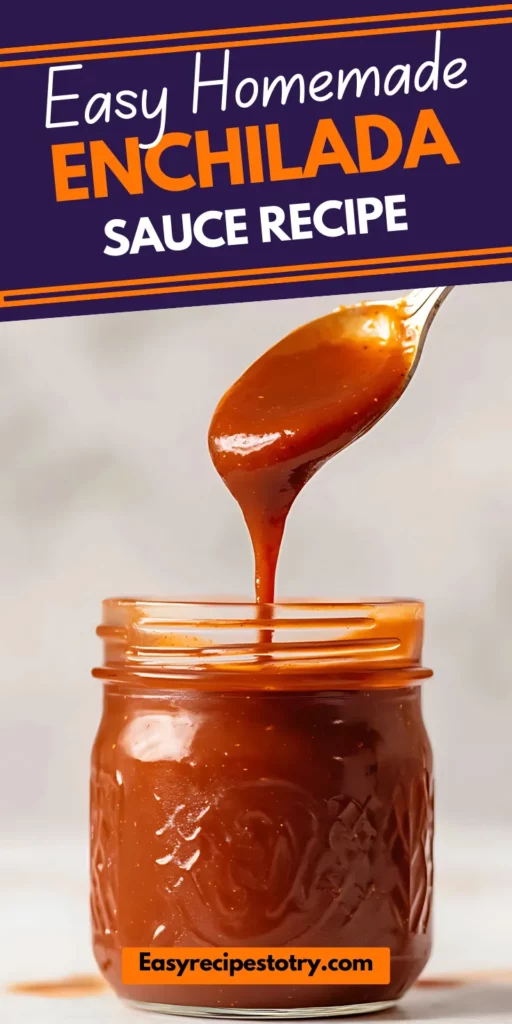 Homemade Enchilada Sauce recipe