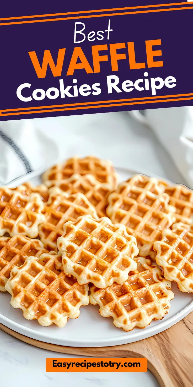 HomemadeWaffle Cookies recipe