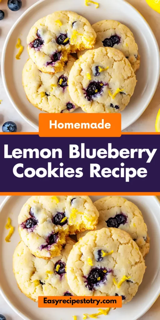 Lemon Blueberry Cookies Recipe