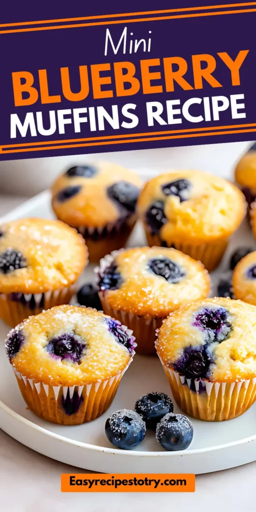 Mini Blueberry Muffins Recipe