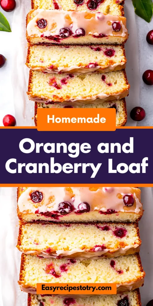 Orange and Cranberry Loaf