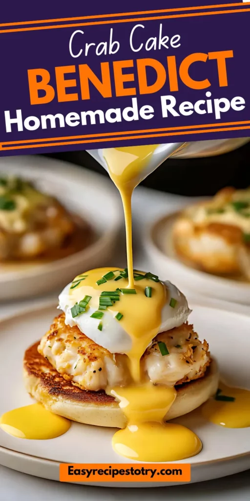 Recette du Crab Cake Benedict Recipe