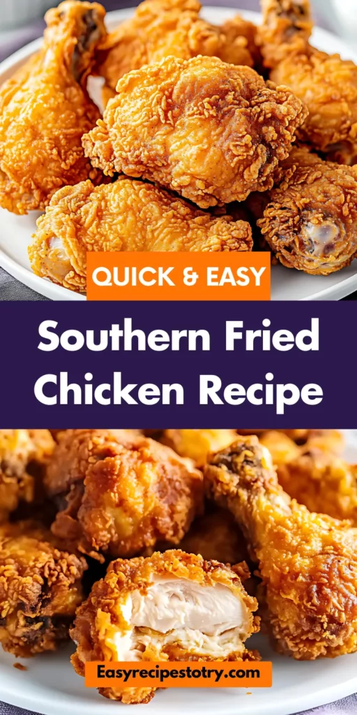 Southern Fried Chicken Recipe