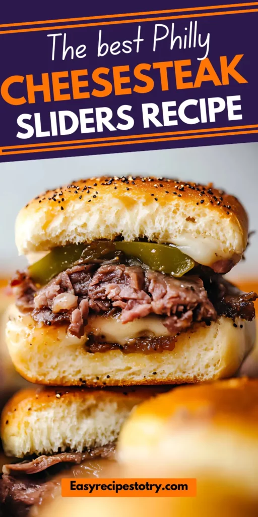 The best Philly Cheesesteak Sliders recipe