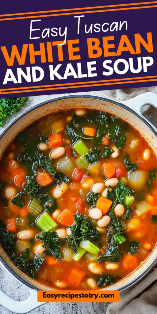 Tuscan White Bean and Kale Soup recipe