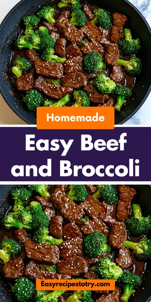 homemade Beef and Broccoli