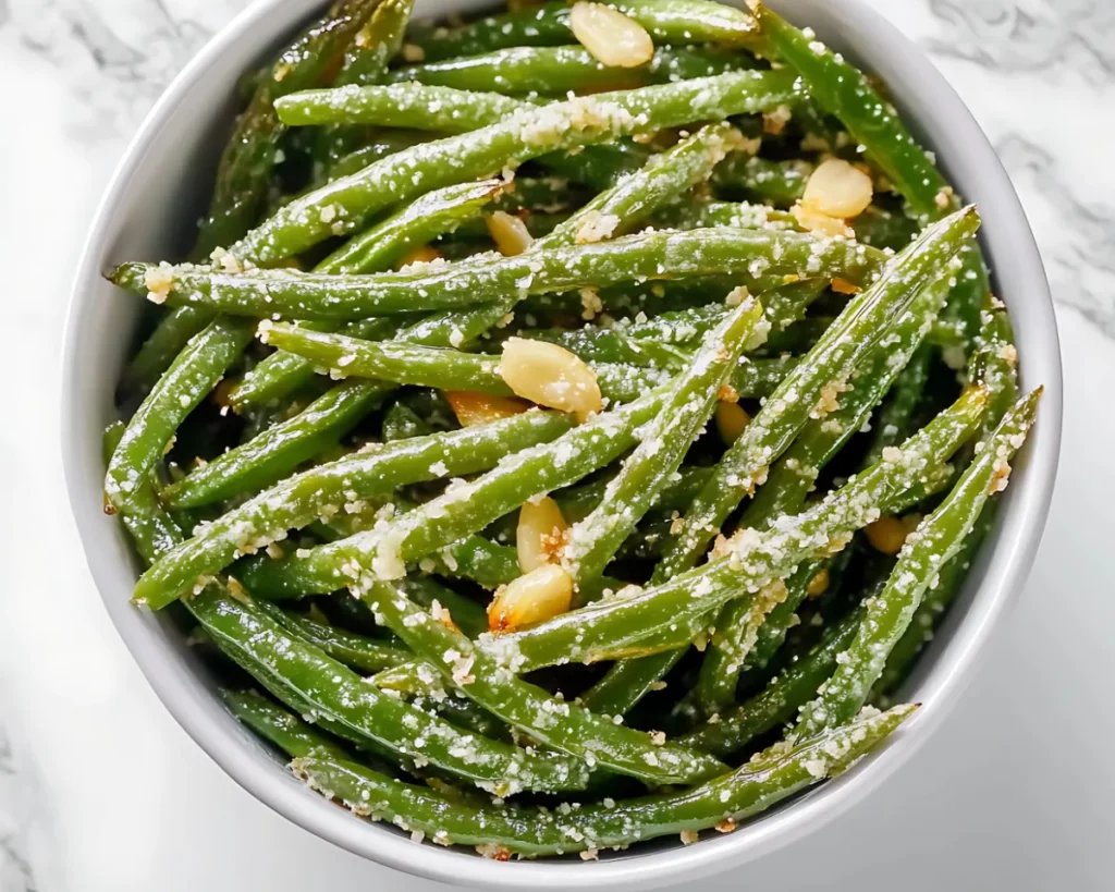 roasted green beans