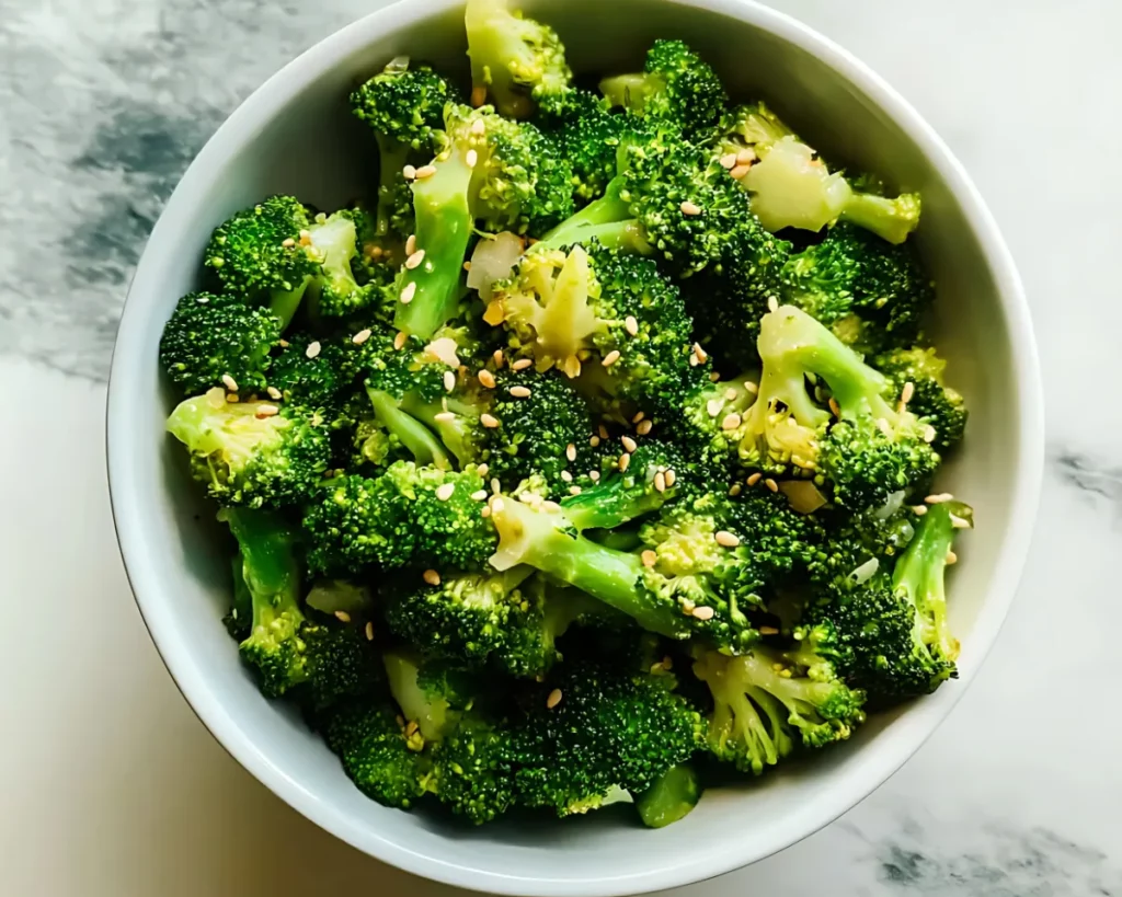 steamed broccoli