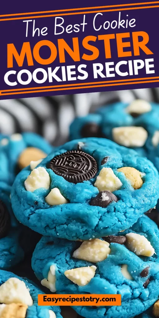 Cookie Monster Cookies Recipe