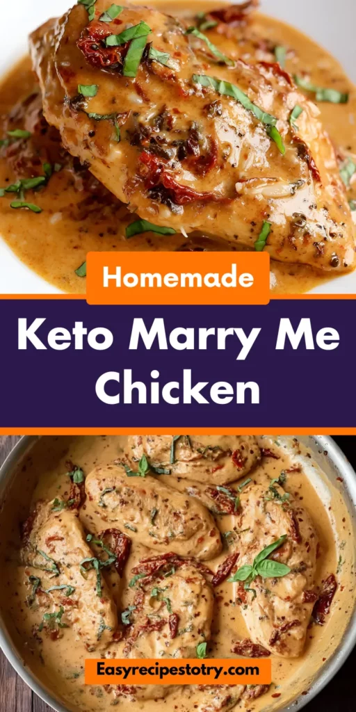Keto Marry Me Chicken