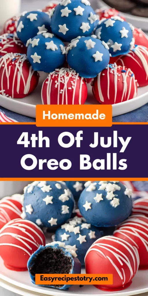 4th Of July Oreo Balls