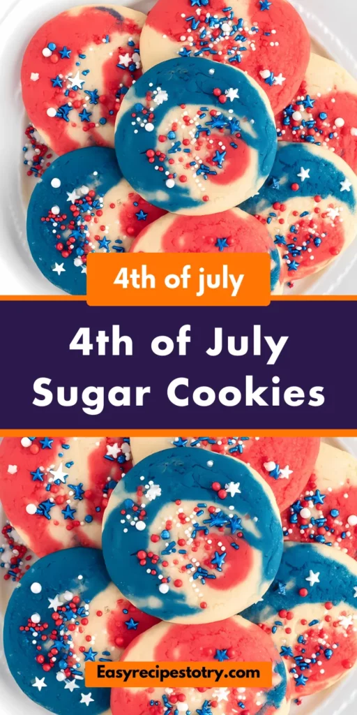 4th of July Sugar Cookies
