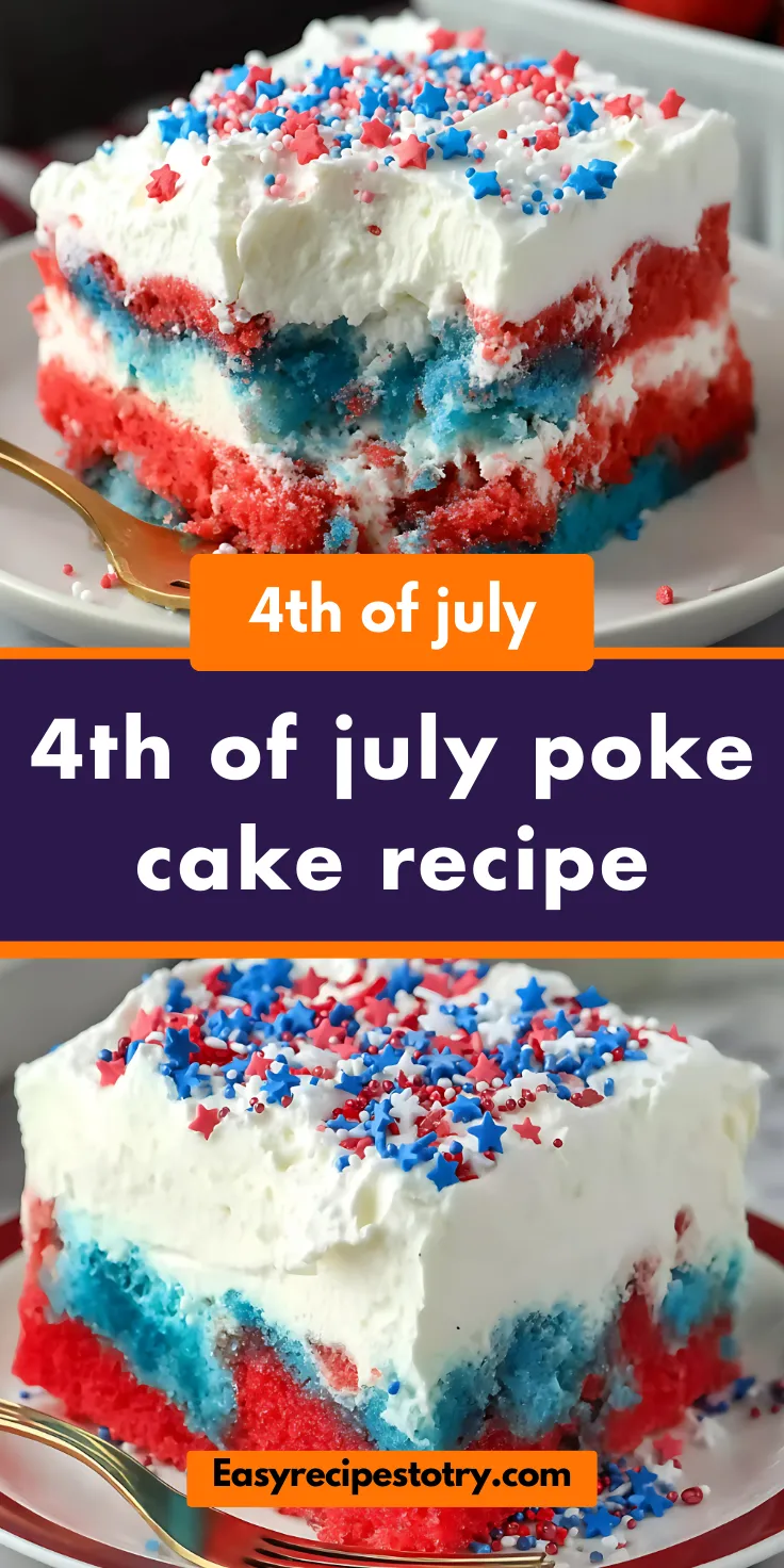 4th of july poke cake recipe