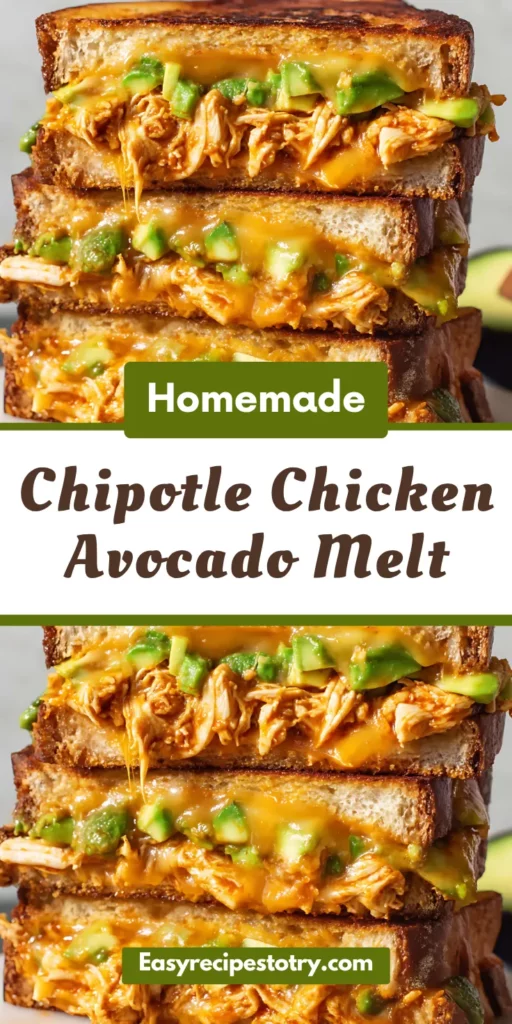 Chipotle Chicken Avocado Melt