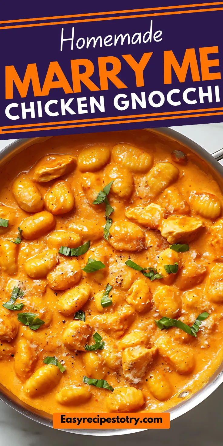 Marry me chicken gnocchi recipe