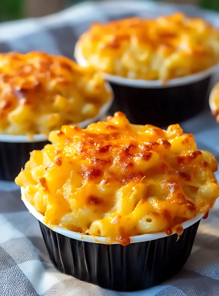 Mini mac and cheese cups
