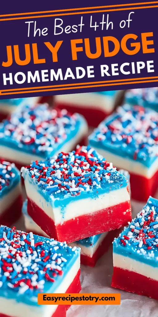 Red White and Blue Fudge