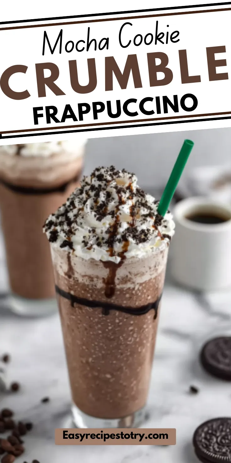 Mocha Cookie Crumble Frappuccino recipe