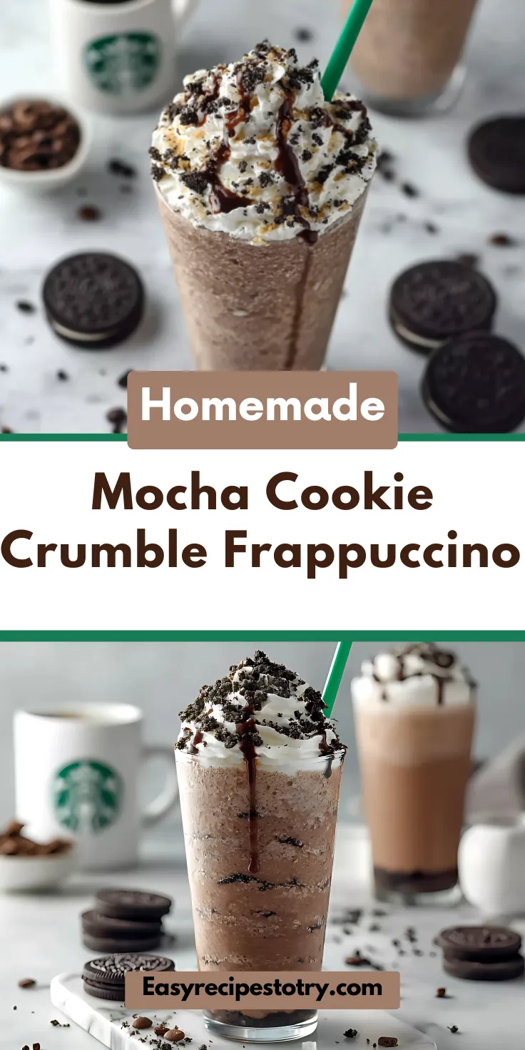 Mocha Cookie Crumble Frappuccino