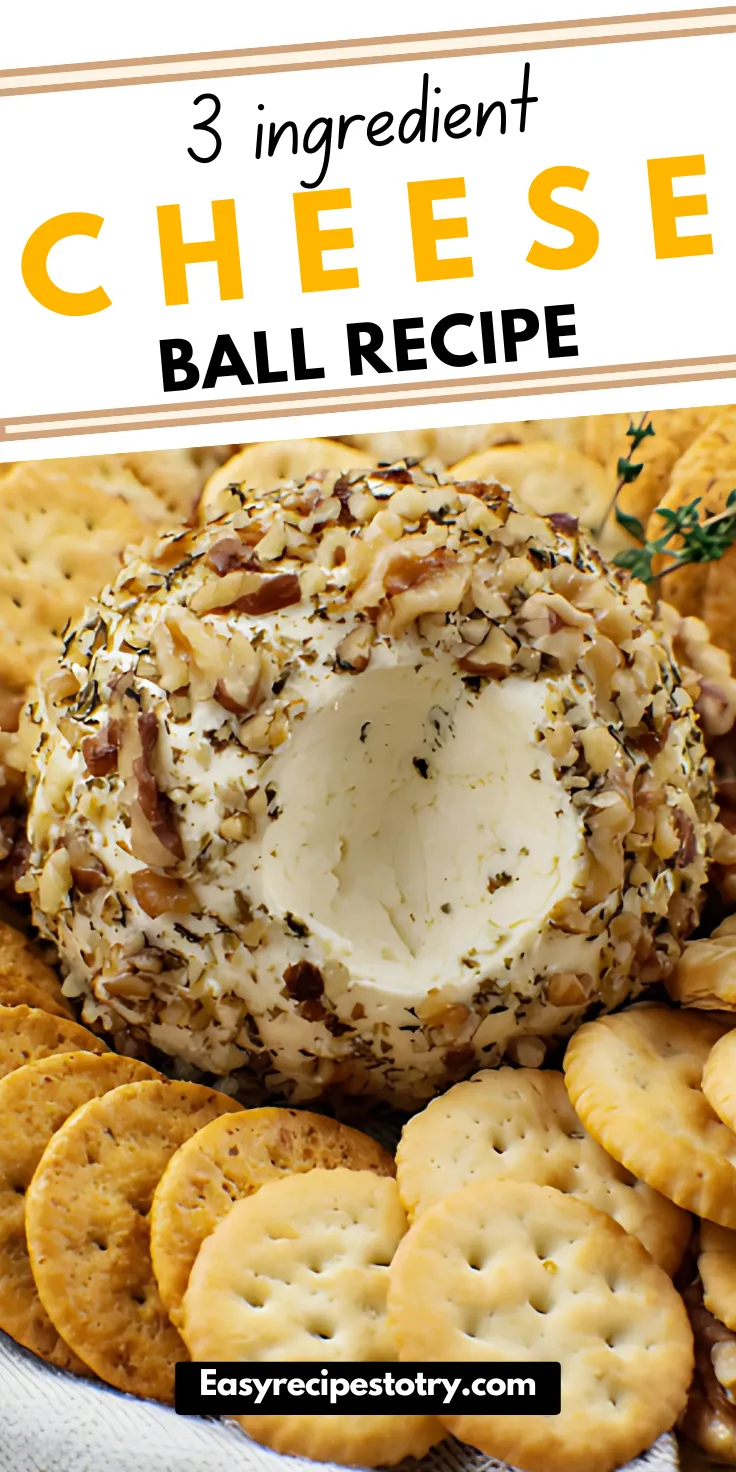 3 ingredient cheese ball recipe