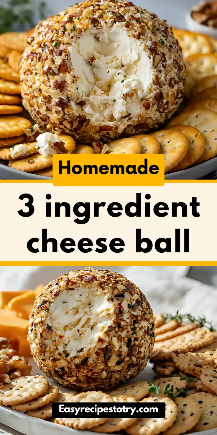 3 ingredient cheese ball