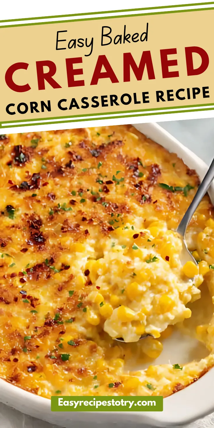 Baked Creamed Corn Casserole RECIPE