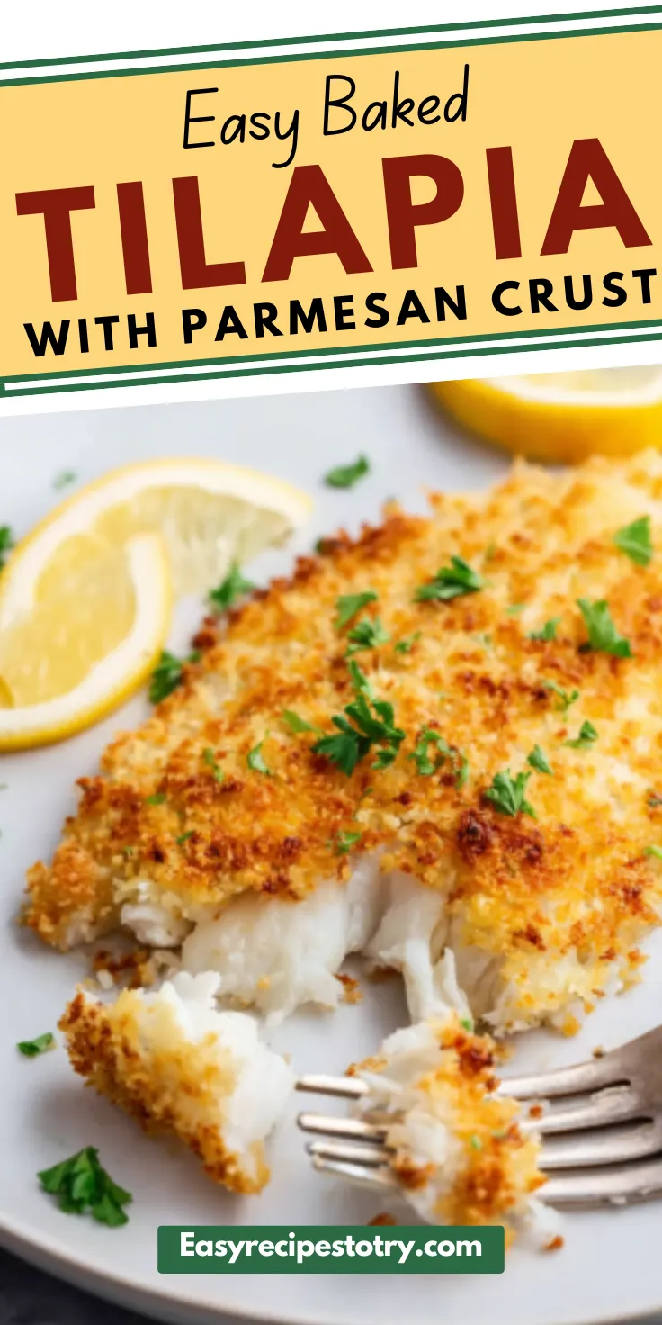 Baked Tilapia with Parmesan Crust RECIPE