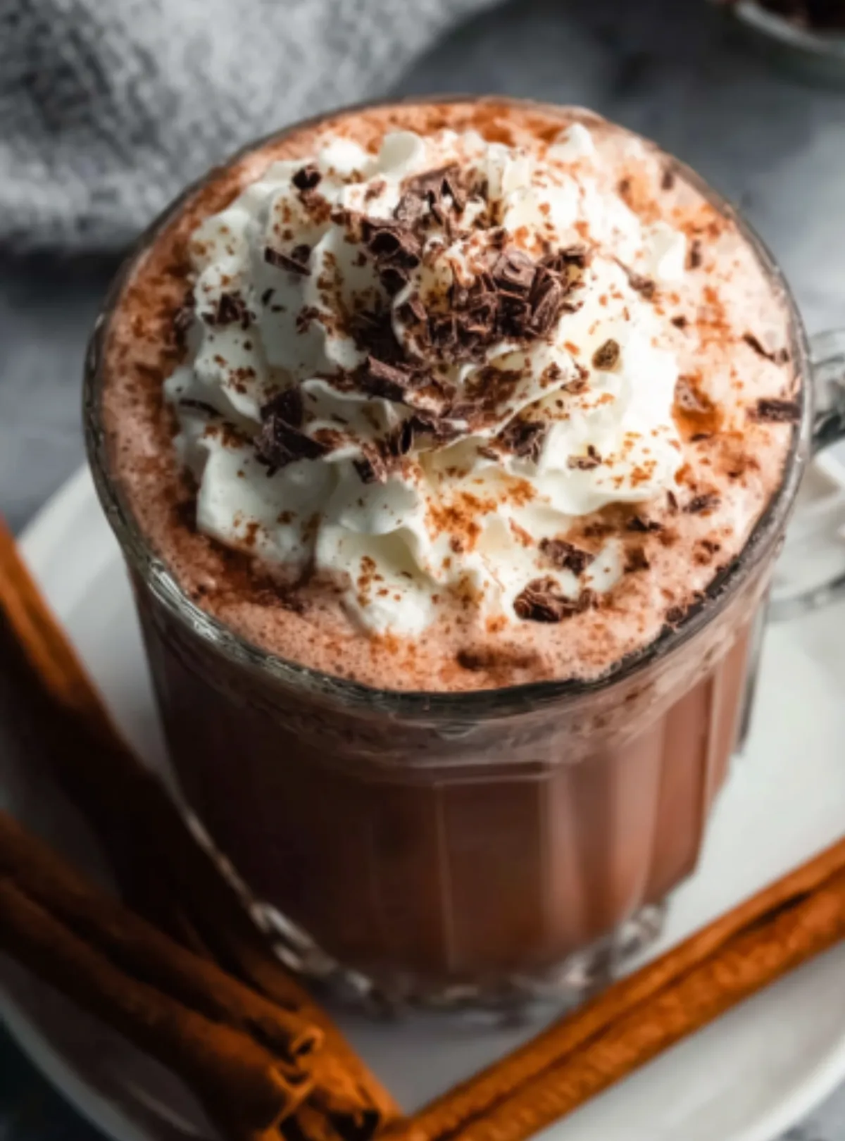 Café chantilly chocolat