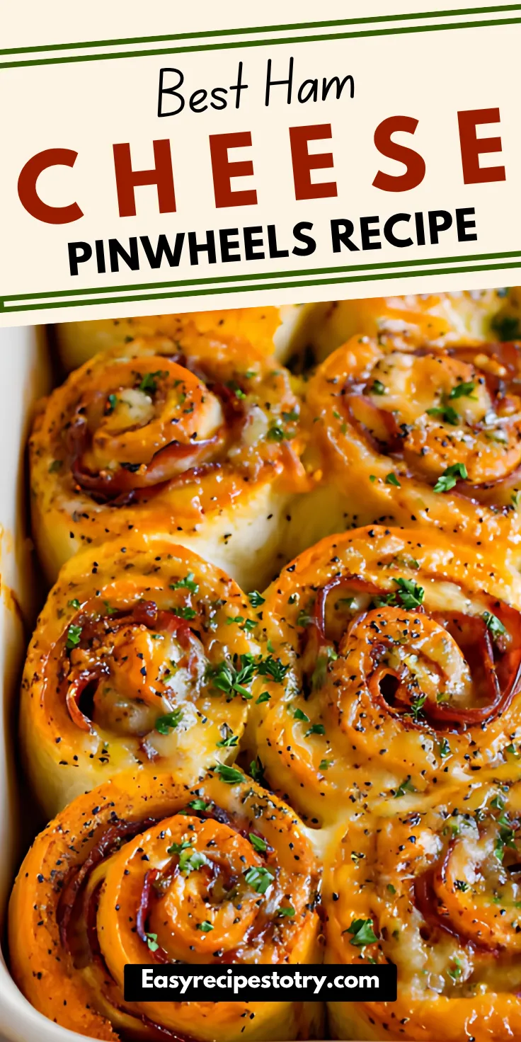 Ham Cheese Pinwheels recipe