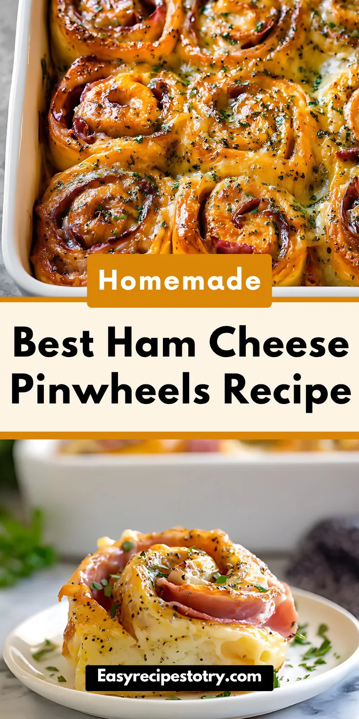 Ham Cheese Pinwheels