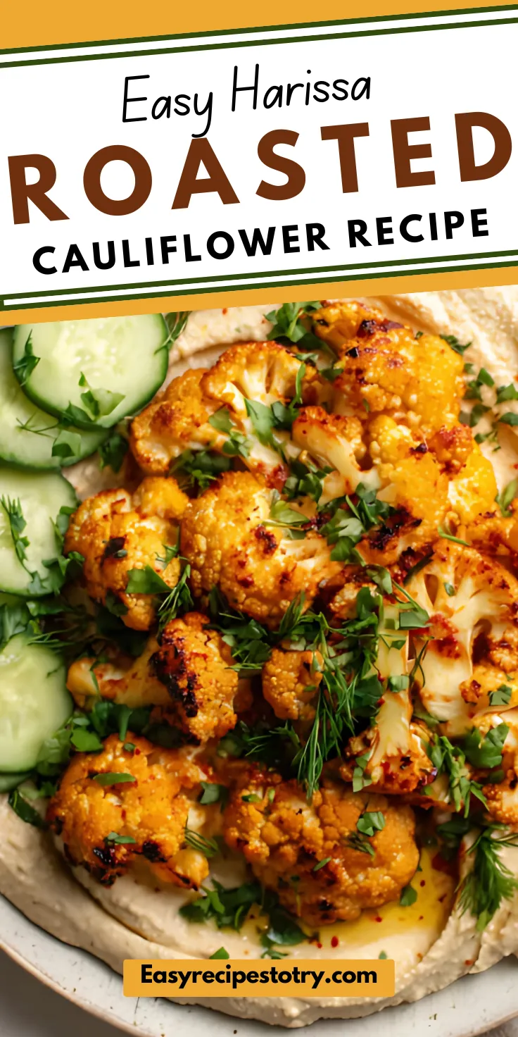 Harissa Roasted Cauliflower recipe
