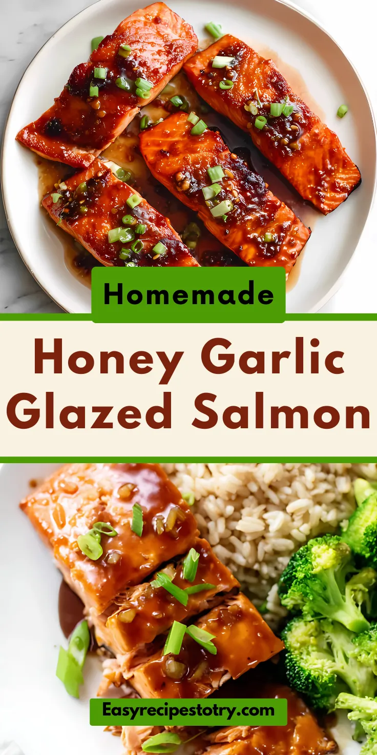 Honey Garlic Glazed Salmon