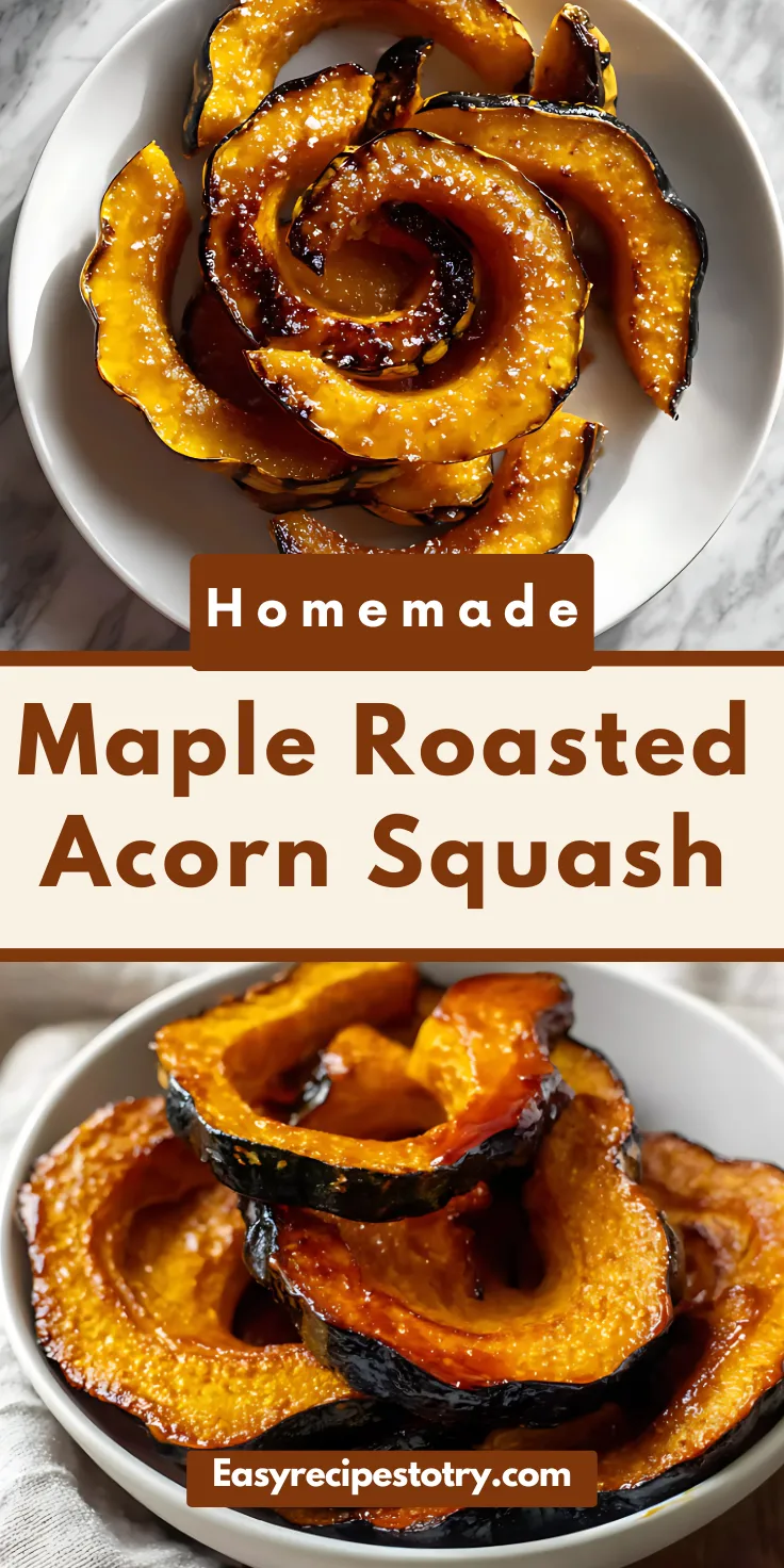 Maple Roasted Acorn Squash