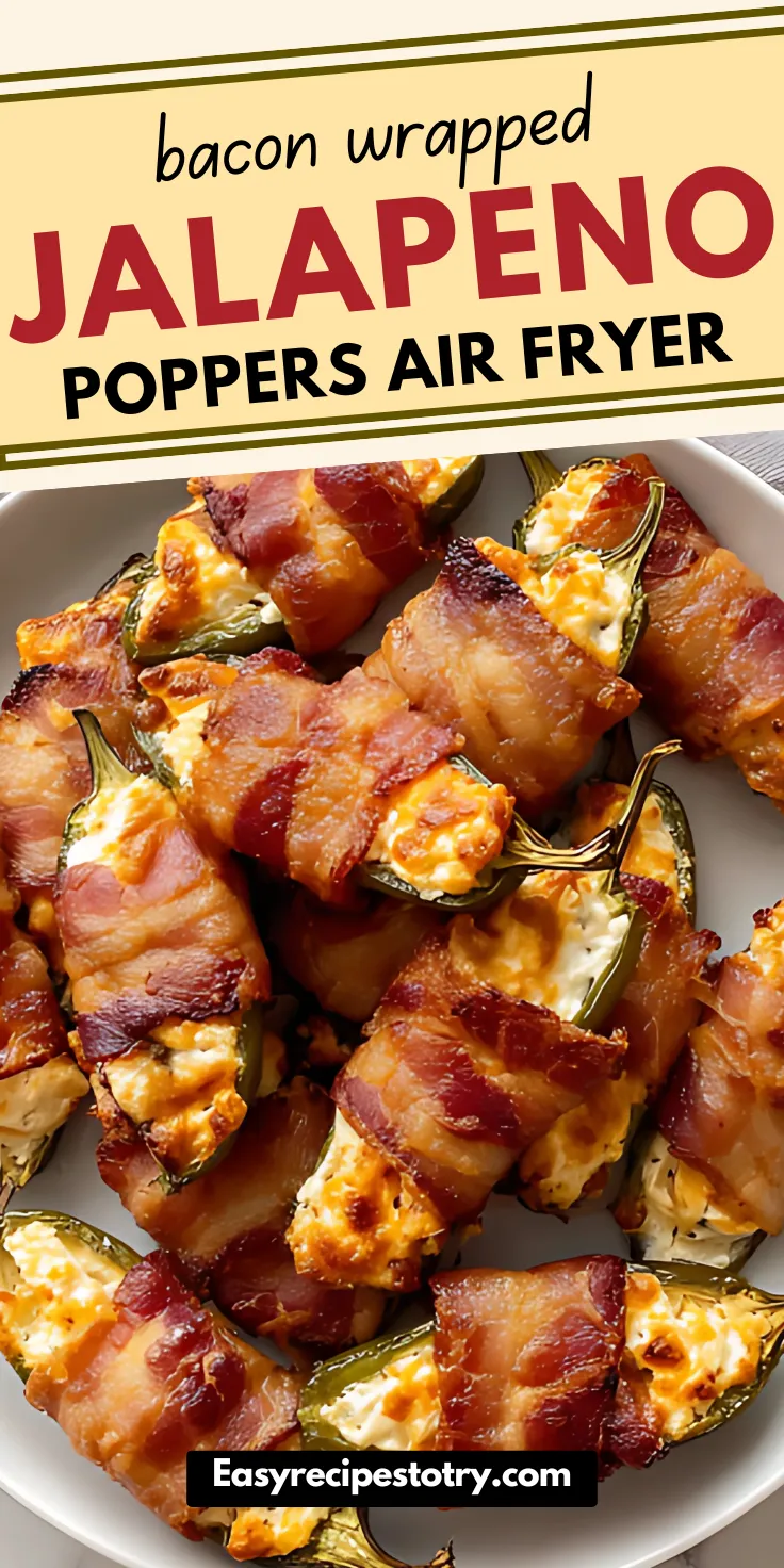 bacon wrapped jalapeno poppers air fryer recipe