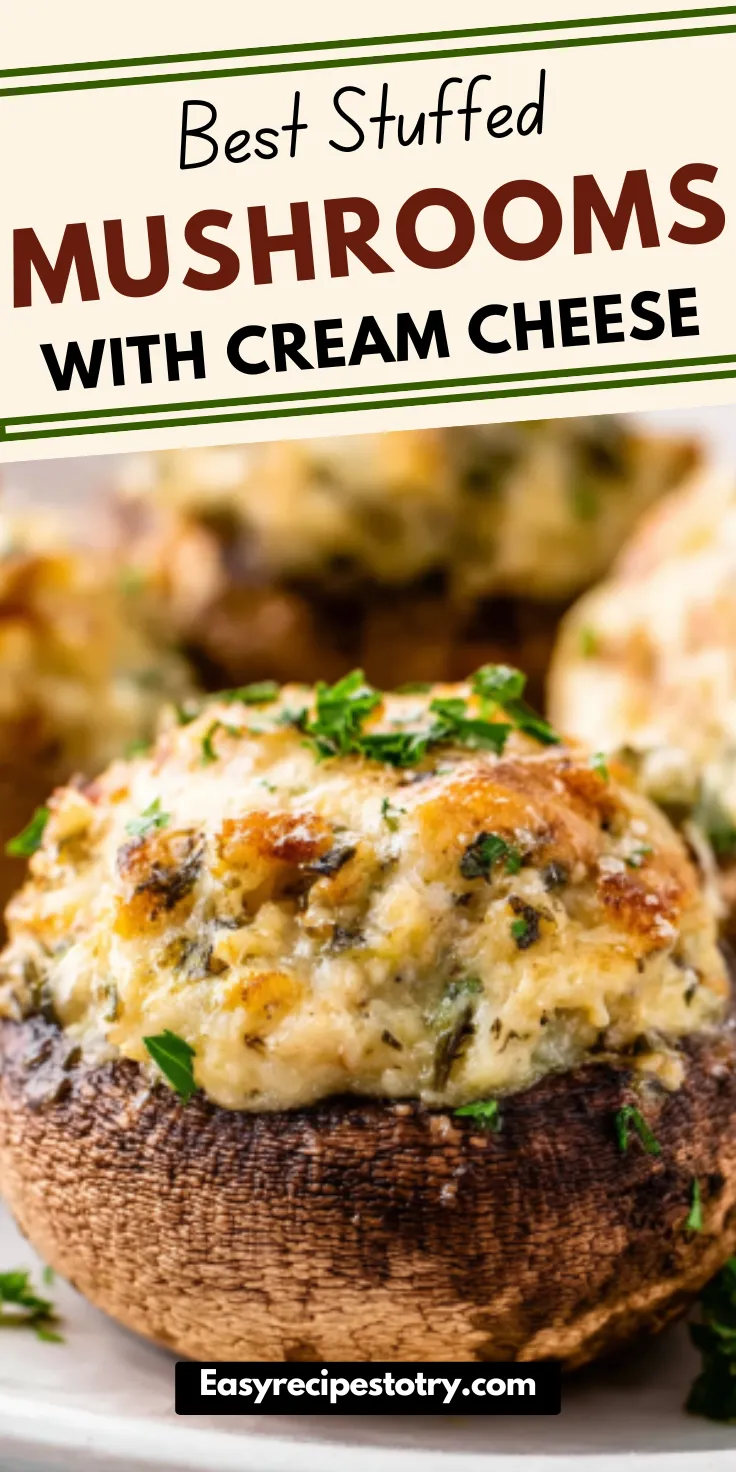 stuffed mushrooms with cream cheese recipe