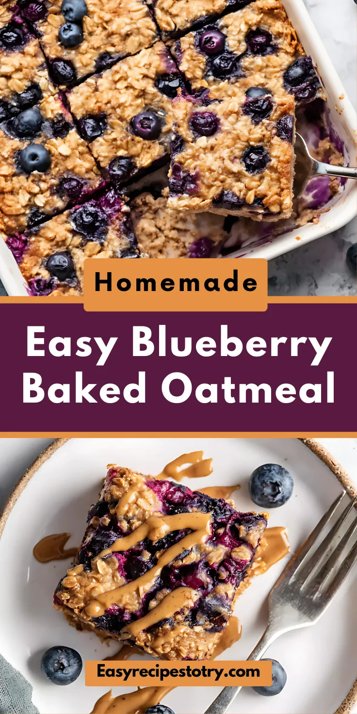 Blueberry Baked Oatmeal RECIPE