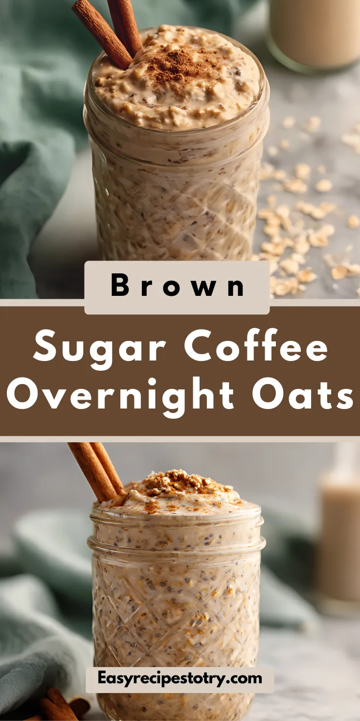 Brown Sugar Coffee Overnight Oats